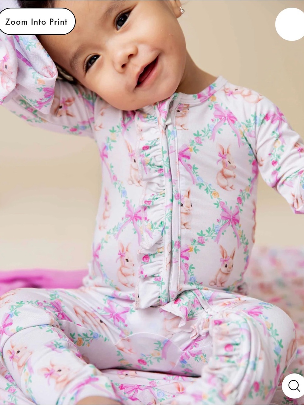 Bums & Roses Convertible Ruffle Romper - Picture 1 of 7